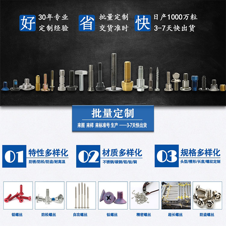 不锈钢内六角螺丝制造厂家